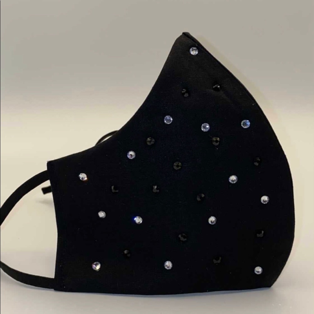 Custom made face masks ! With diamond cut crystal